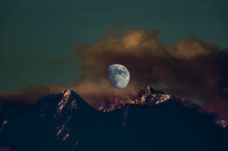 the erupting moon
